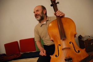 Roberto Sponchiado durante la registrazione di "Similitudini" (maggio 2008)