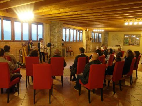 La calda sala dell'Agriturismo Cascina Salazzara di Ponte Vecchio di Magenta (Mi)